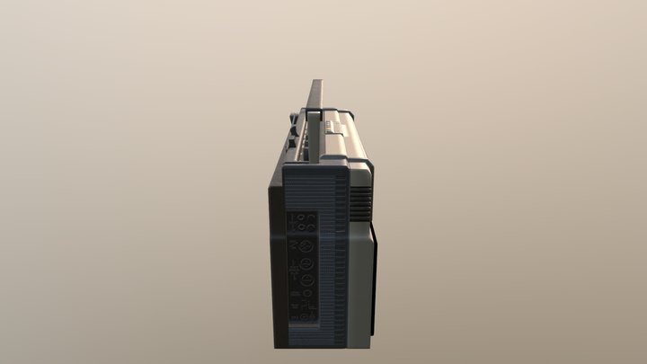 3T13Radio Highpoly Junior Artist Test 3D Model