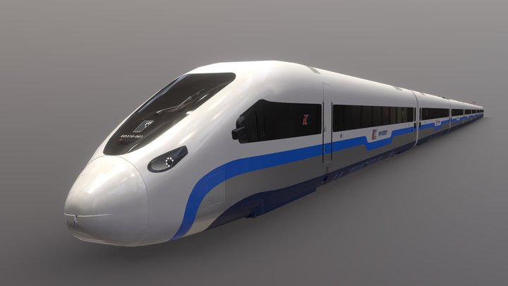 ED310 - High-Speed Train [High Poly] 3D Model