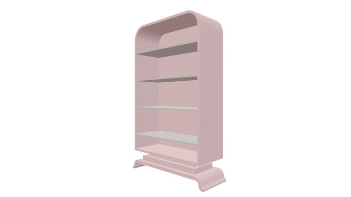 Art Deco Shelf 3D Model