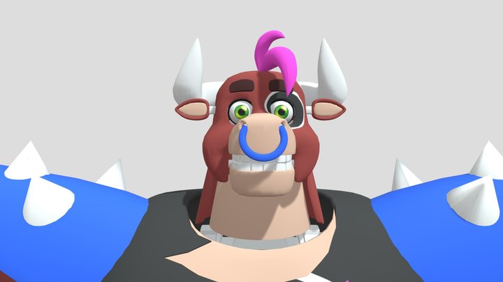 Fnaf securitybreach bullseye (FANMADE) 3D Model