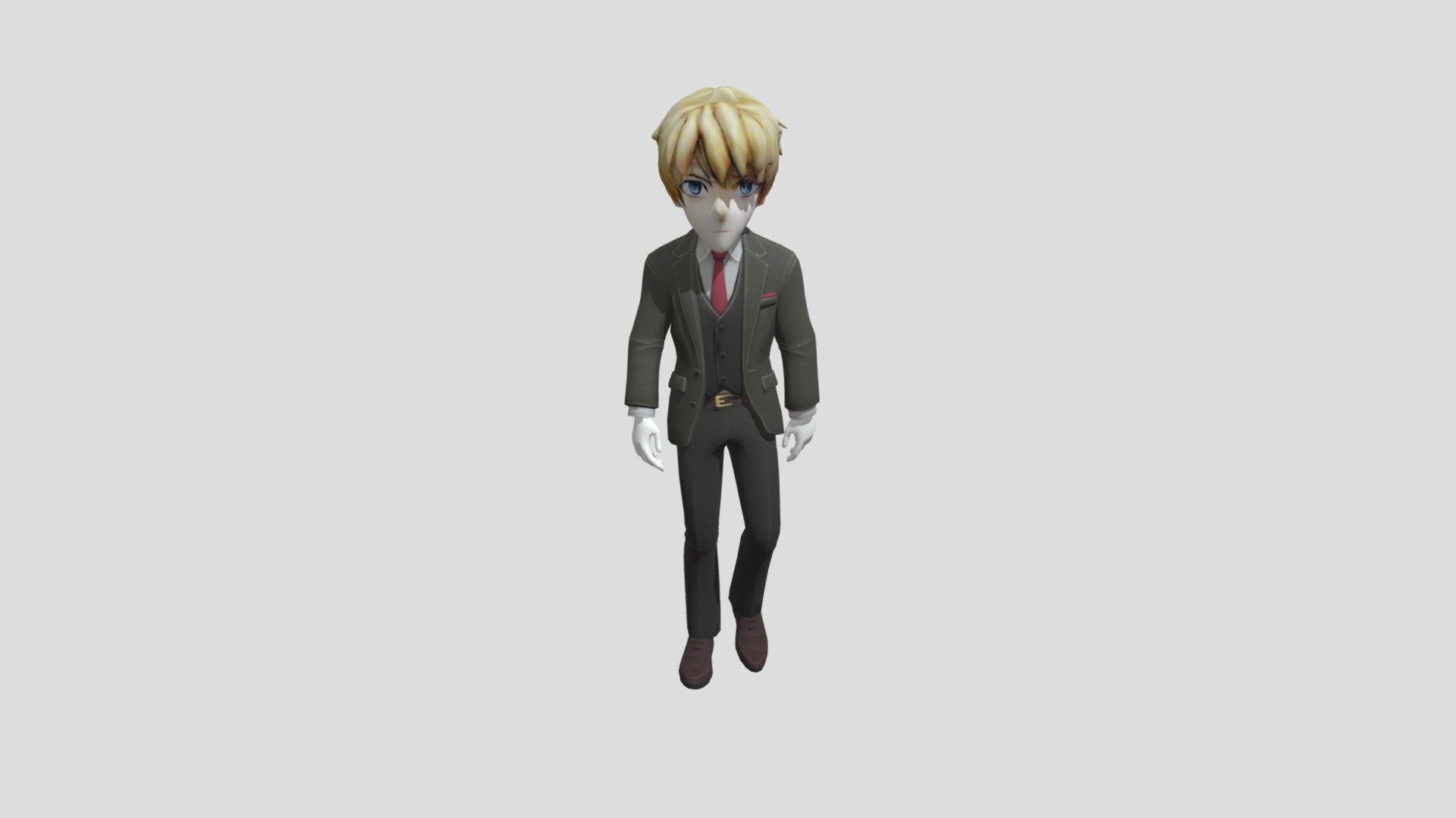 Anime Character 3 - 3D model by Appsbypaulhamilton [15e2418] - Sketchfab