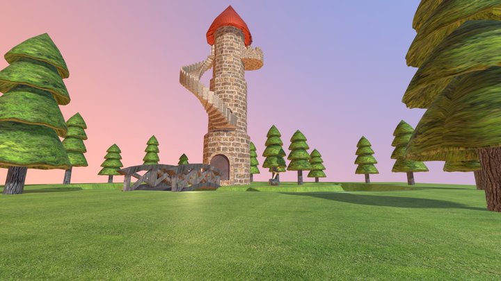 Castelo Rei Arthur 3D Model