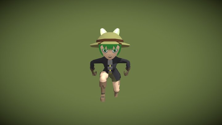 Character with animation 3D Model