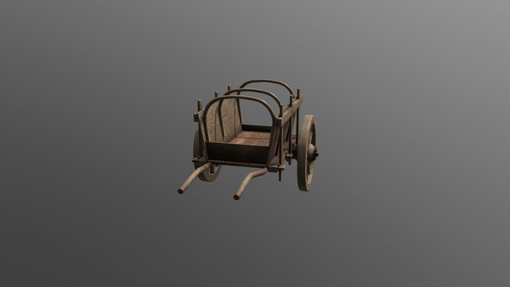 Wood Truck 3D Model