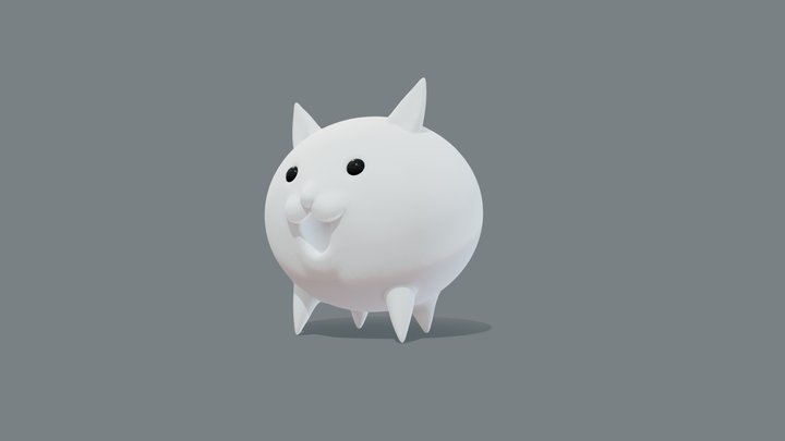 Battle Cat 3D Model