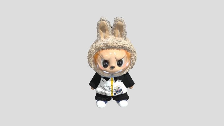 Labubu Con Ropa Del youtuber Chuymine 3D Model