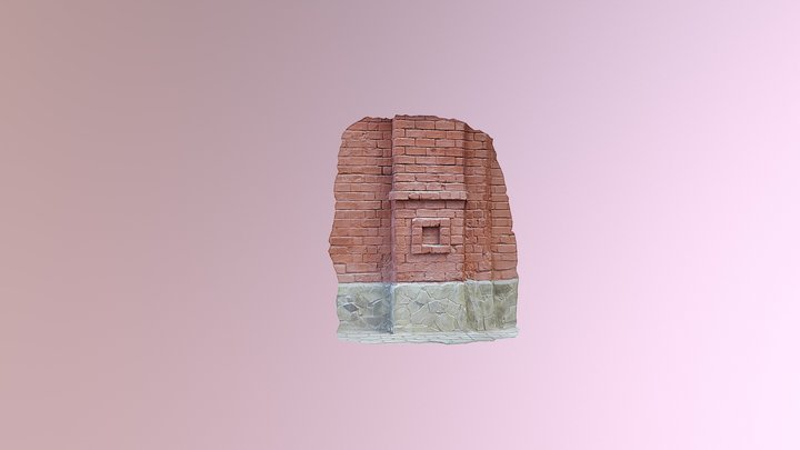 Кусок стены в Катании. Иваново/Россия 3D Model