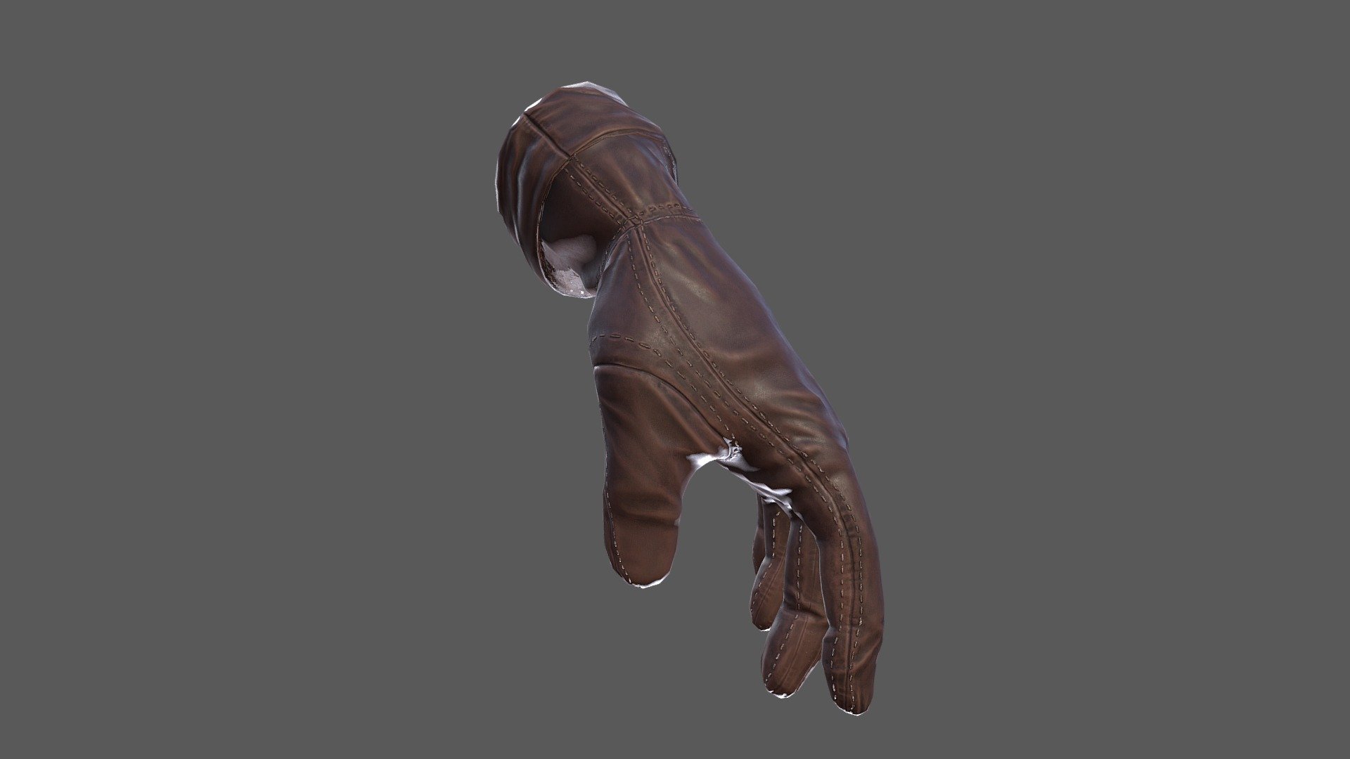 Real time Leather Glove