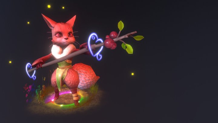 Berry Twig 3D Model