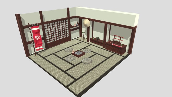 Dining Room 3D Model