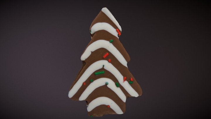 Little Debbie Christmas Tree Cake 3D Model