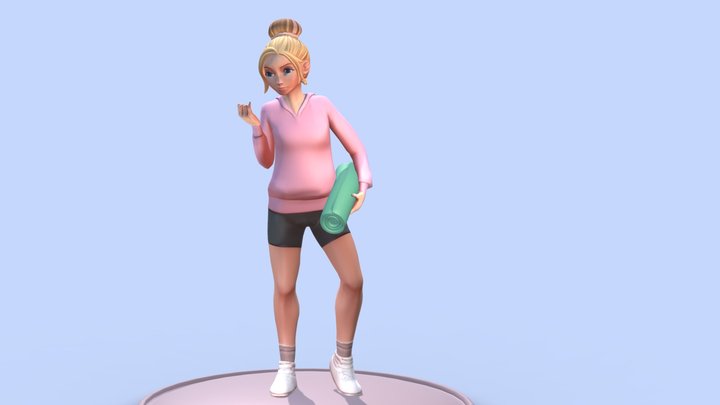 Zoe 3D Model