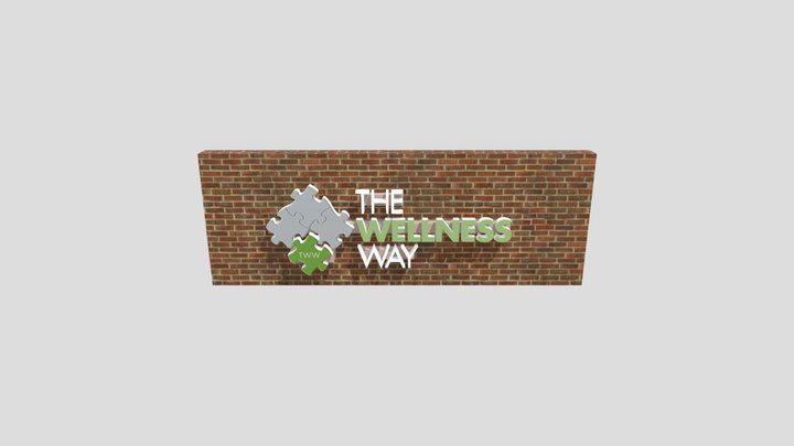 The Wellness Way Channel Letters design 3D Model