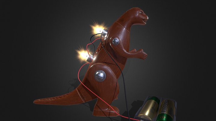 Tiny Godzilla #KaijuChallengeLP 3D Model