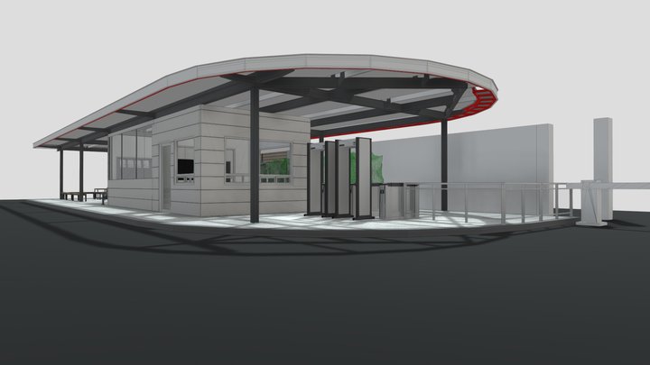 S200023 LSPJ_อาคารพักคอย_PHASE1_6FEB2024 3D Model