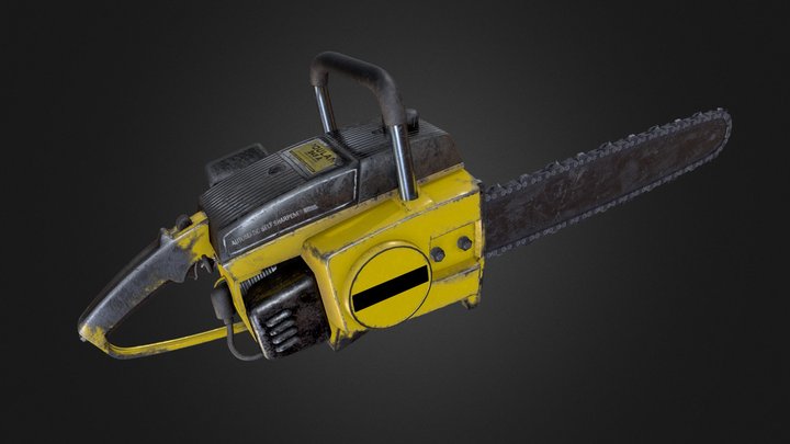 TCM - Poulan 245A Chainsaw 3D Model