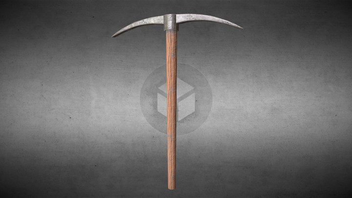 [Survival-Game] Iron Pickaxe [Free Download] 3D Model