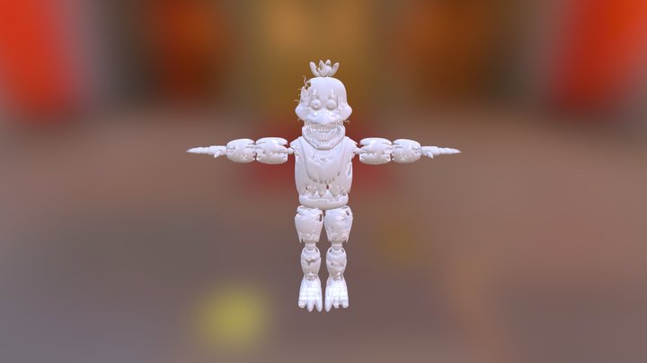 FNAF 4 Chica 3D Model