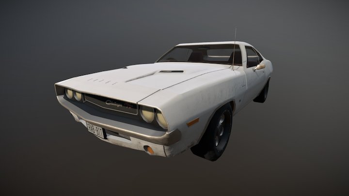 1970 Dodge Challenger 3D Model