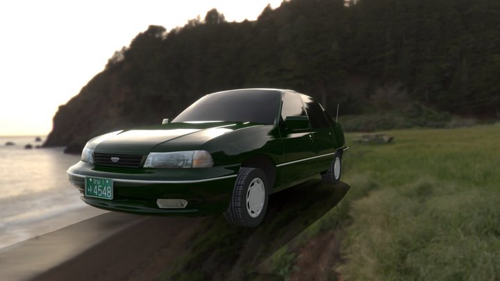1995 Daewoo Cielo/Nexia 3D Model