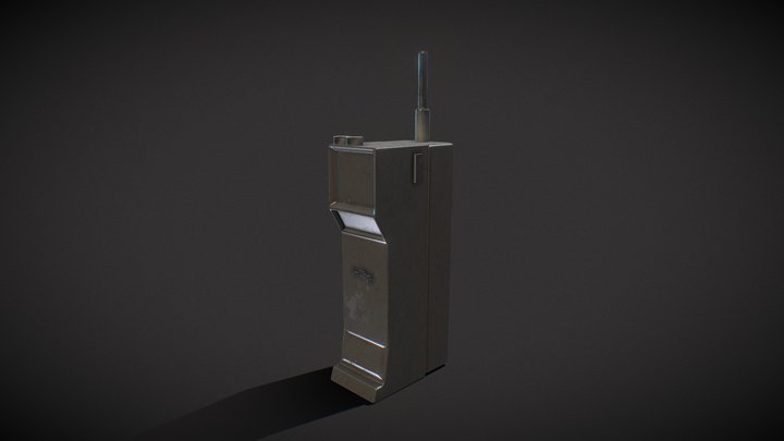 1980s Walky Talky 3D Model