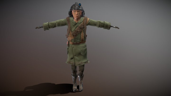 Fallout character model 3D Model