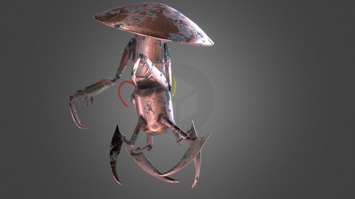 Metal dude 3D Model
