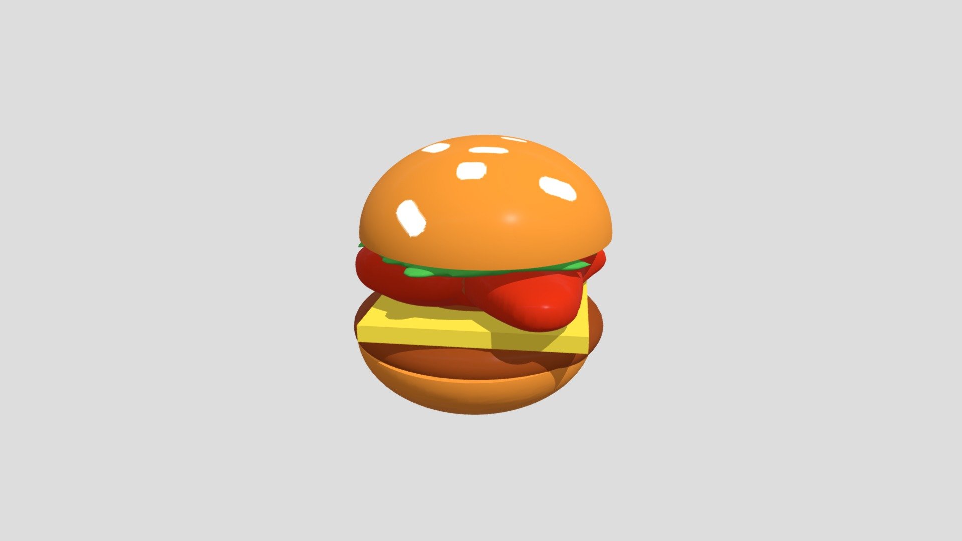 Burger - Download Free 3D model by bezope (@bezope1) [15ee813] - Sketchfab