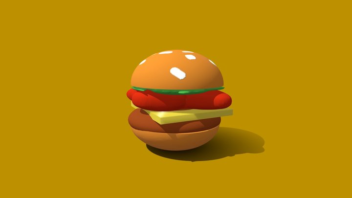 Burger – Modello 3D gratuito STL
