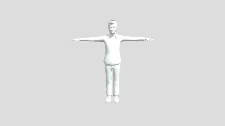 Teen Boy 3D Model