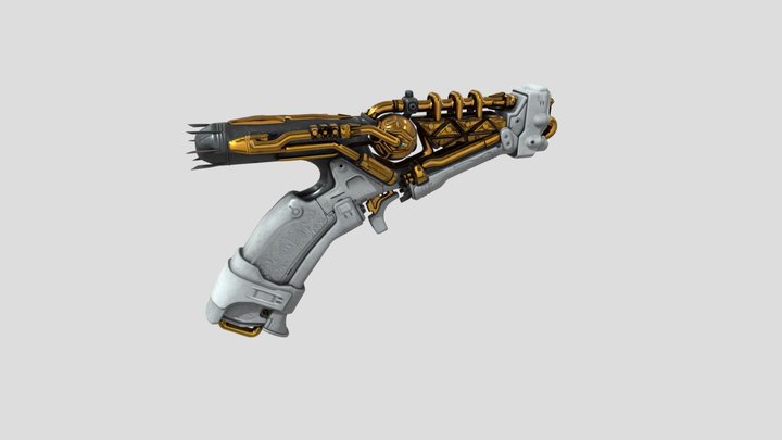 Gun design by painter from Artstation 3D Model