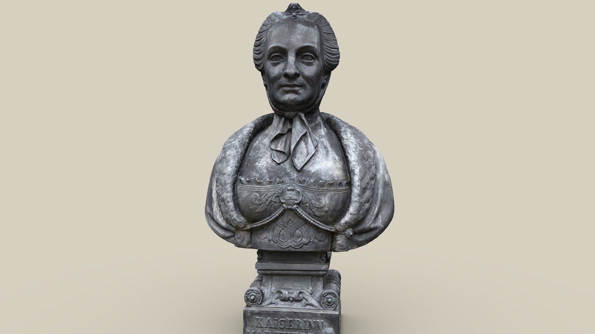 Büste Maria Theresia — Sketchfab embed 3D viewer