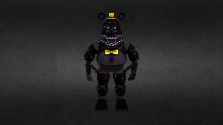 Nightmare Fredbear  Five Nights at Freddy's 4 - 3D model by juztandy  (@juztandyyy) [7bdb511]