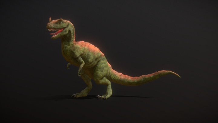 Retro Tyrannosaurus 3D Model