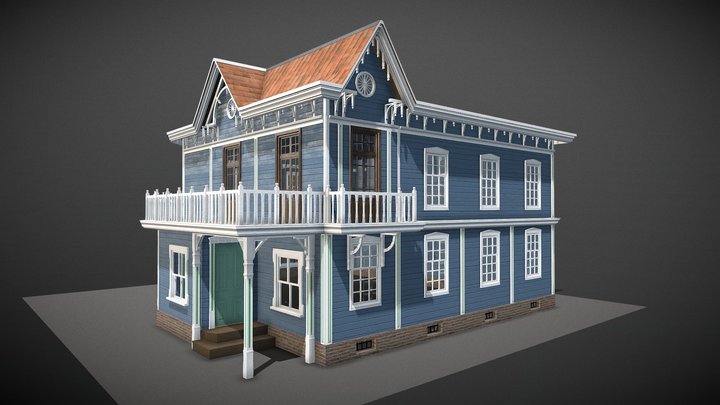 Victorian House 3D Model