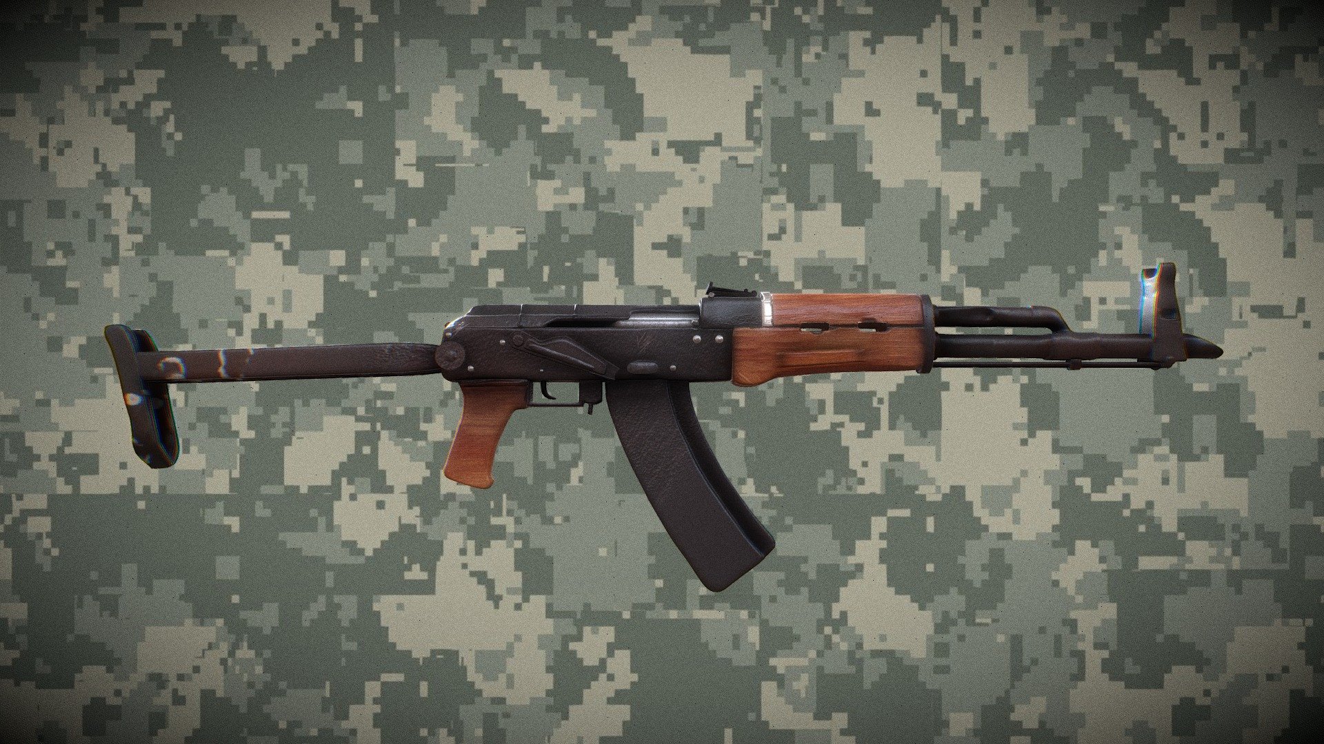 Assault Rifle AK47 - Download Free 3D model by DeadLink (@d43dLink ...