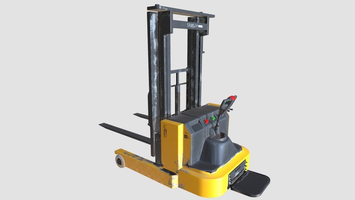Forklift set 3D Model
