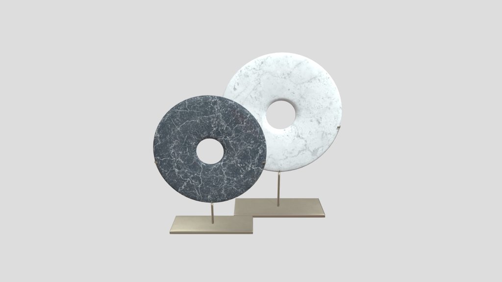 Decorative Marble Donut Stand
