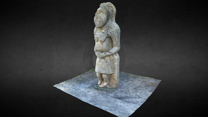 Половецька кам'яна баба ХІ-ХІІІ ст. ХІМ 3D Model