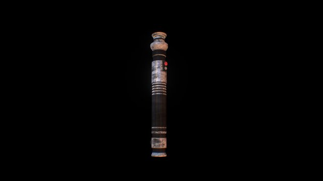 Custom Lightsaber w/ Animation 3D Model