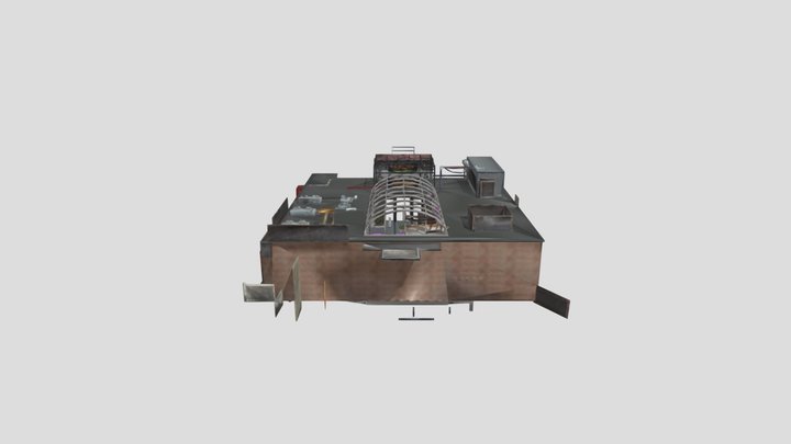 Goat Simulator GoatZ Mall (HLOD) 3D Model