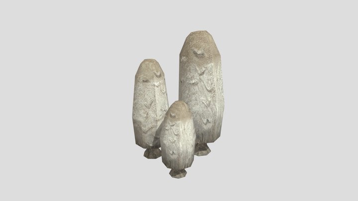 Coprinus Comatus Mushroom 3D Model