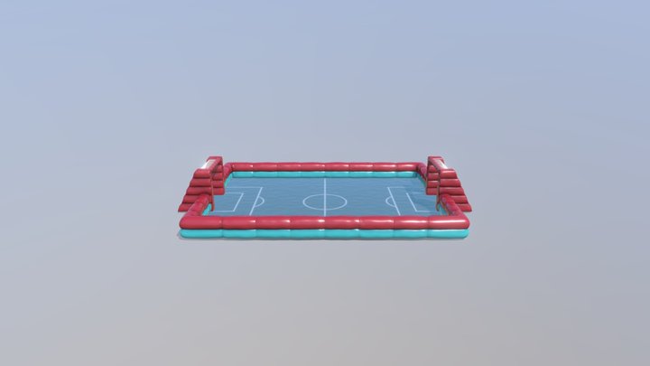 Water Soccer field 3D Model