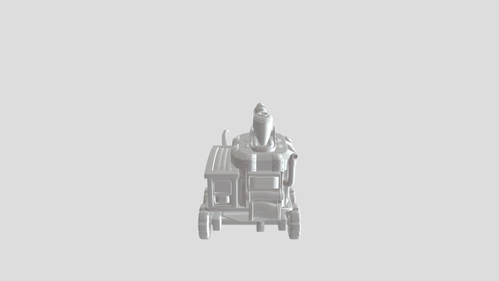Steampunk Carriage 3D Model