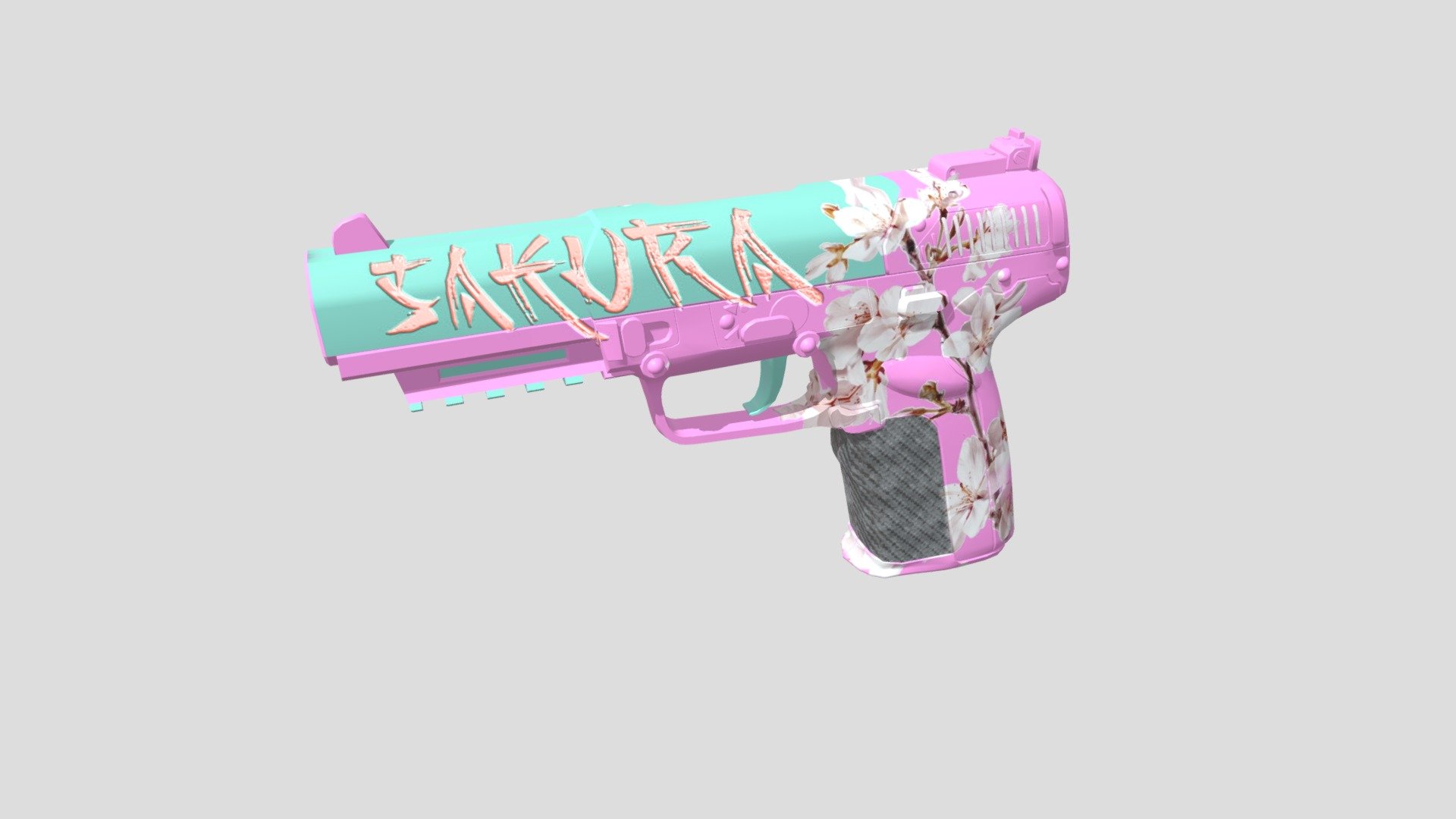 five-seven SAKURA edition — Sketchfab embed 3D viewer