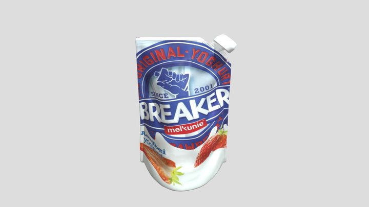 Melkunie Breaker Aardbei 3D Model