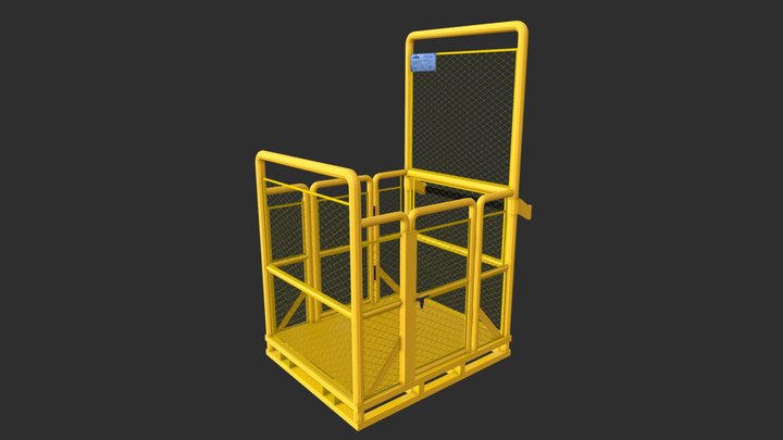 CANASTILLA DE SEGURIDAD 3D Model