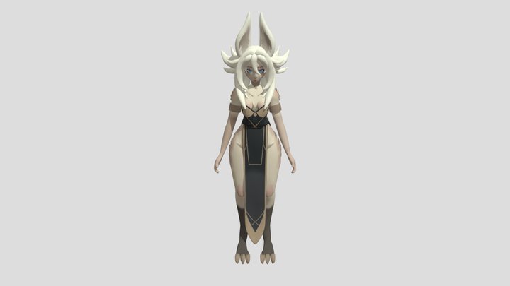 Female Character 3D Model