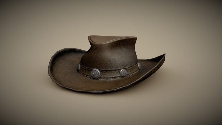 Cowboy Hat – Gratis 3D-model STL