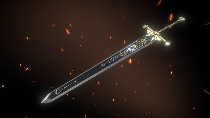 Long sword Free 3D Model
